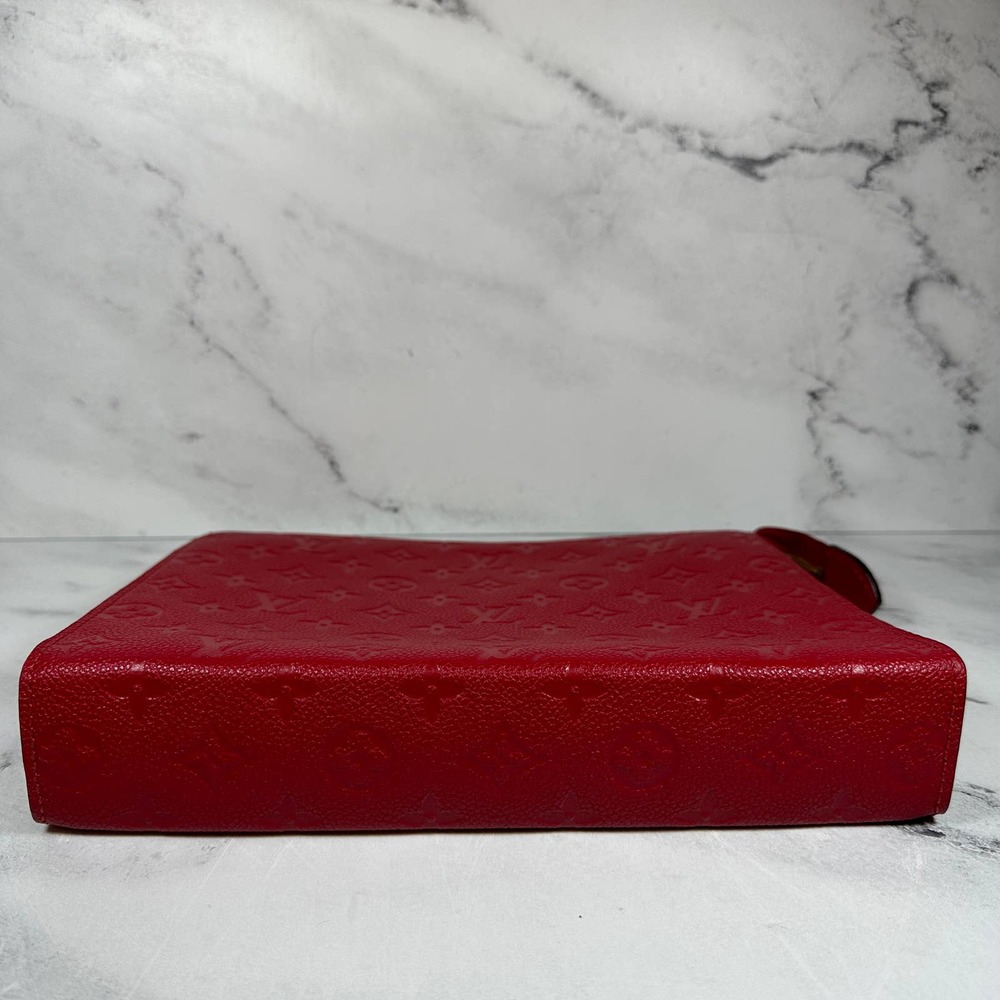 Louis Vuitton Scarlet Toiletry Pouch 26 Clutch bag Pochette Monogram Leather LV - Picture 8 of 13